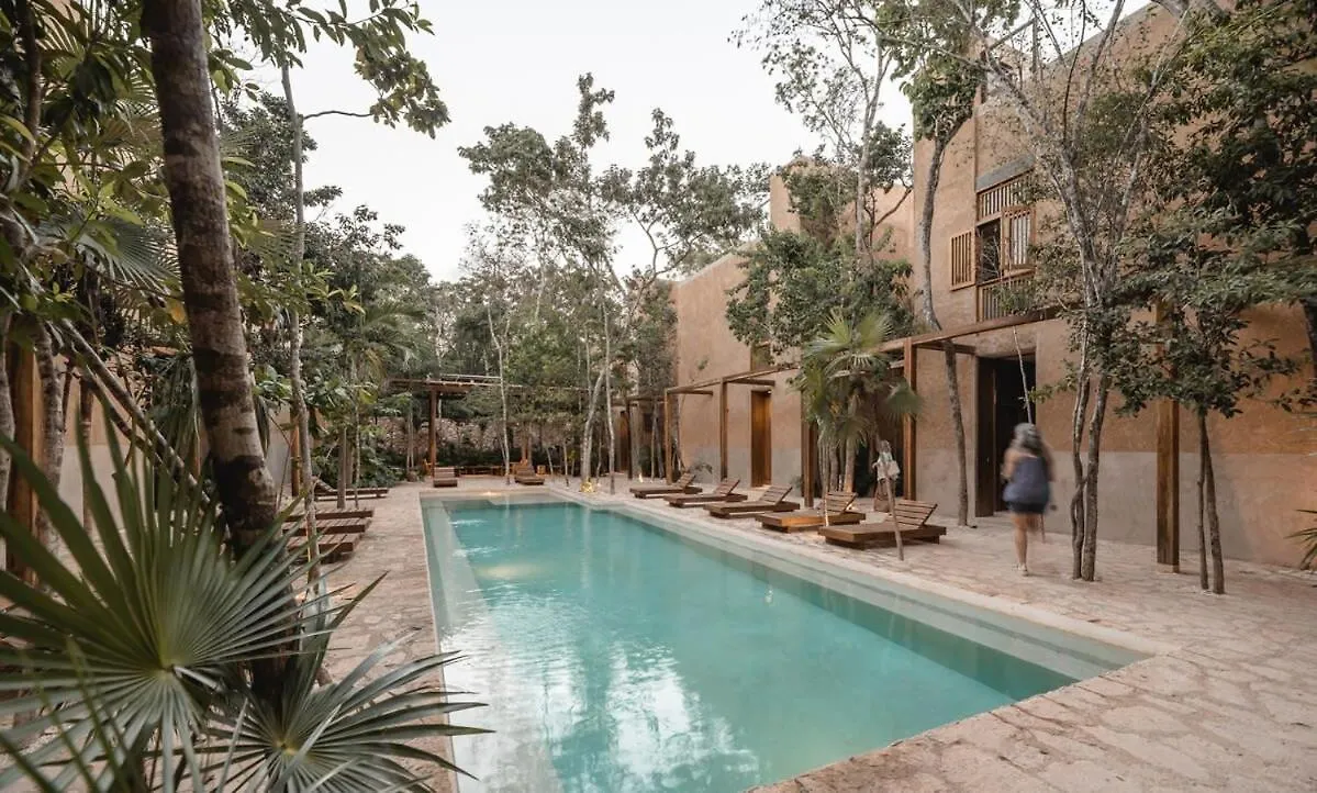 Boho 3Br Villa Organic Design Gated & Rooftop 图卢姆 0*,